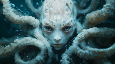 Cosmic Android Portrait
