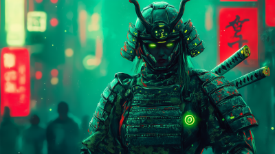 Cyberpunk Female Samurai