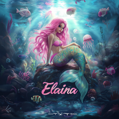 Serene Mermaid in an Underwater Wonderland