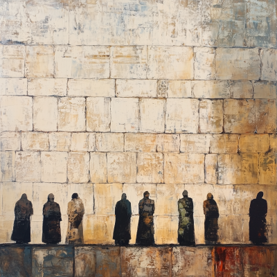 Abstract Prayer at the Wailing Wall