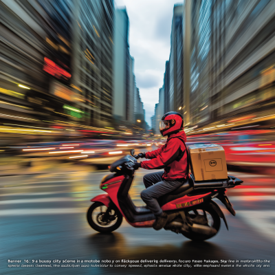 City Delivery Scene