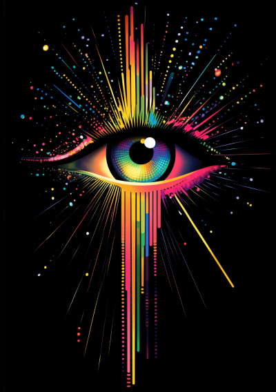Colorful Eye Illustration
