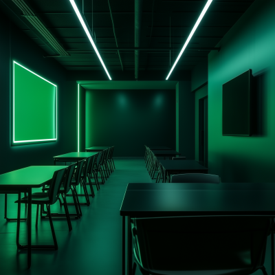 Futuristic Classroom Ambience