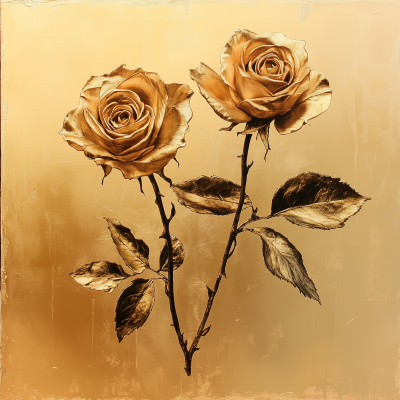 Gold Roses