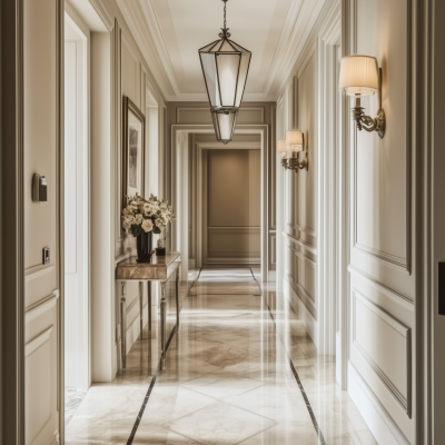 Elegant Parisian Hallway