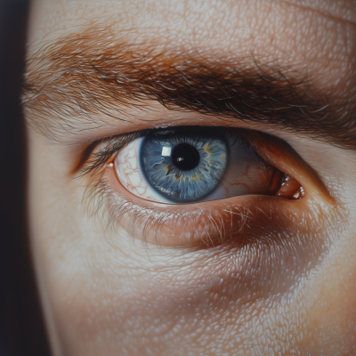 Extreme Close Up of Male Eye