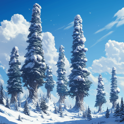 Genetically Engineered Pine Skyscrapers