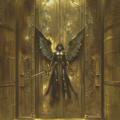 Ancient Brass Doors