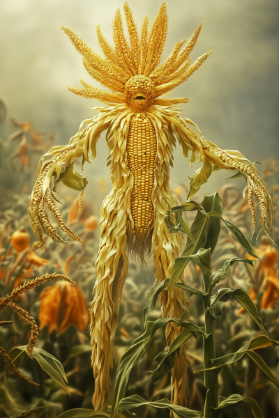 Surreal Maize Humanoid