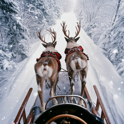 Santa’s Sleigh View