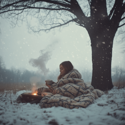 Realistic Polaroid Style Photo