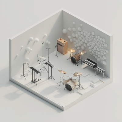 Minimal Isometric Band Rehearsal Space