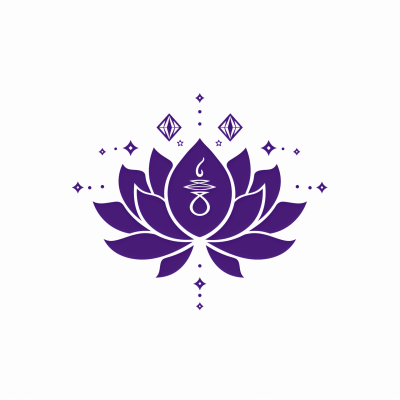 Minimalist Lotus Logo