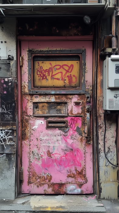 Cyberpunk Japanese Street Detail