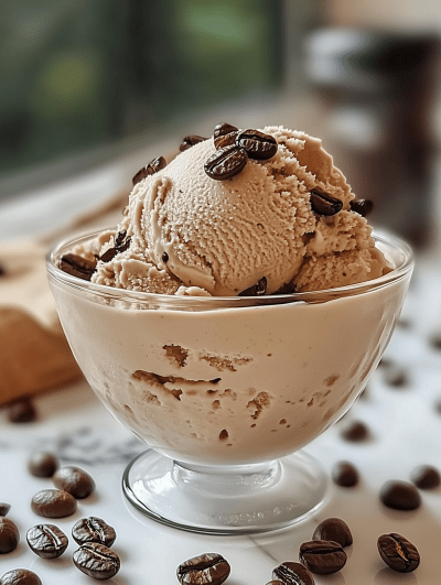 Homemade Coffee Ice Cream