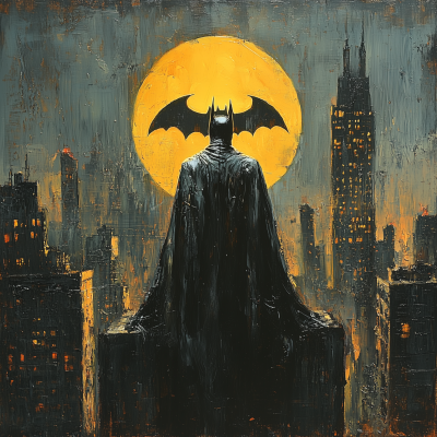 Batman Over Gotham