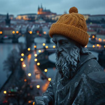 Cinematic Statue in Prague