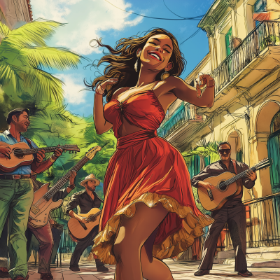 Dancing in Cuba