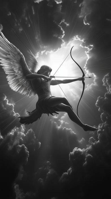 Winged Hooded Angel