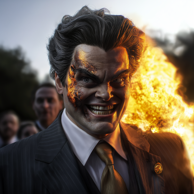 Two Face Supervillain