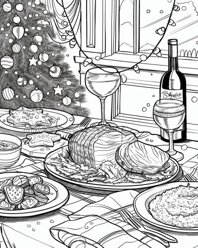 Festive Christmas Dinner