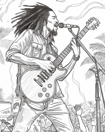 Bob Marley on Stage