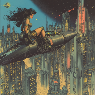 Futuristic Cyborg Adventure