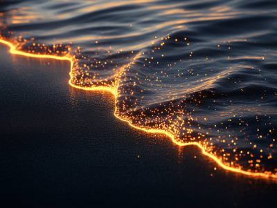 Mystical Night Seascape
