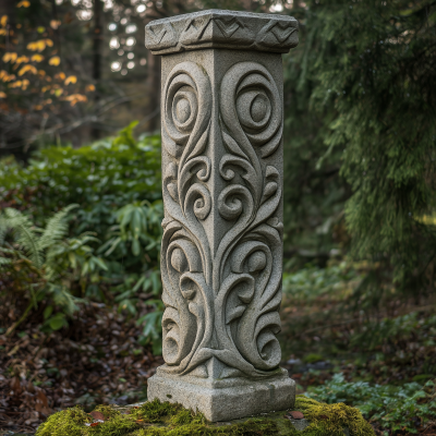 Alien Patterned Pillar