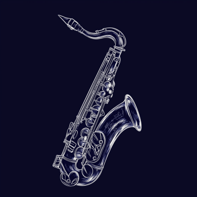 Monochromatic Saxophone Design