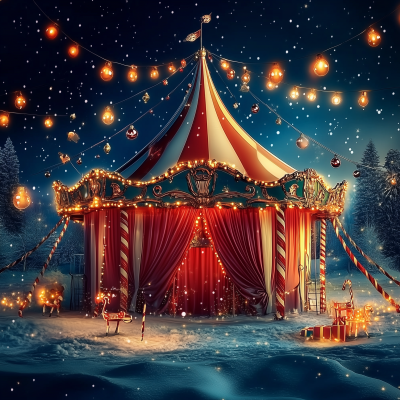 Christmas Circus Tent