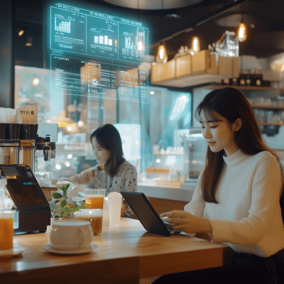 Cozy Modern Cafe