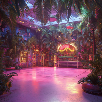 Tropical Roller Skating Rink