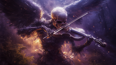 Angelic Skull Album Cover