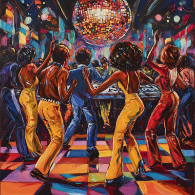 1970s Disco Nightclub