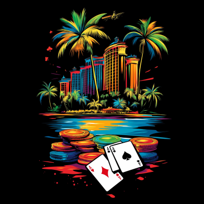 Poker in Paradise Hoodie Graphic