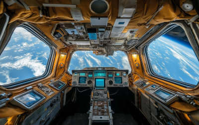 Cinematic Interior of the ISS