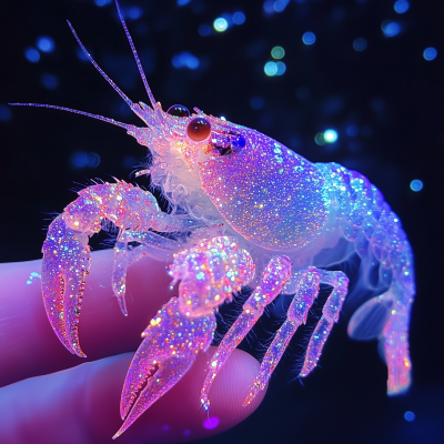 Glitterific Giant River Prawn