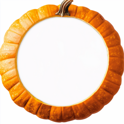 Pumpkin Picture Frame Outline