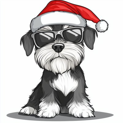 Schnauzer Santa
