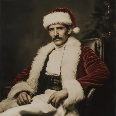 Tesla as Santa