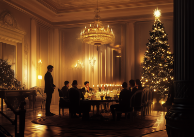 1920s Christmas Gathering