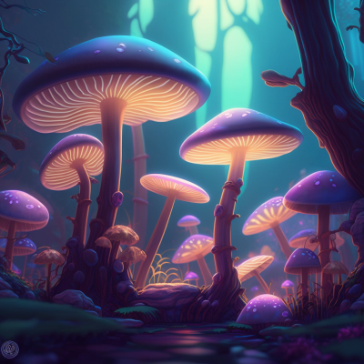 Magical Mushroom Forest