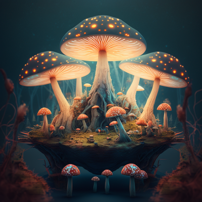 Magical Mushroom Forest