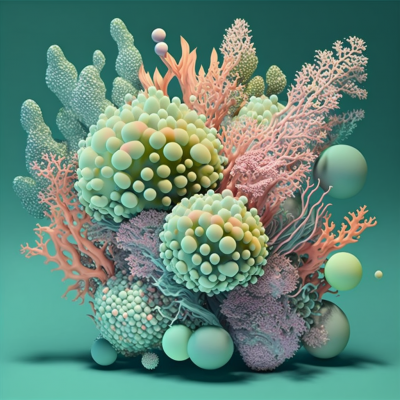 Pastel Algae Bouquet