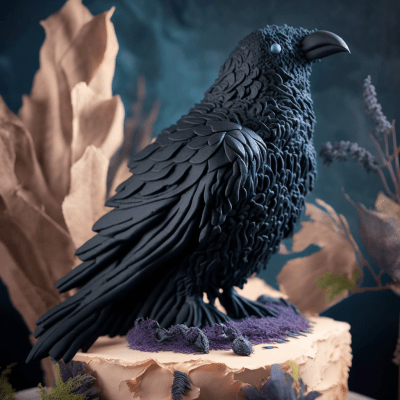 Raven Cake Decoration