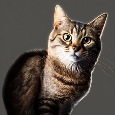 Digital Cat Portrait