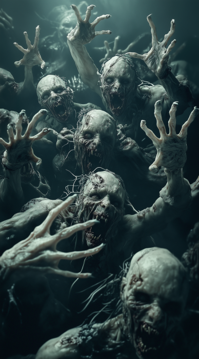 Eerie Figures in Darkness