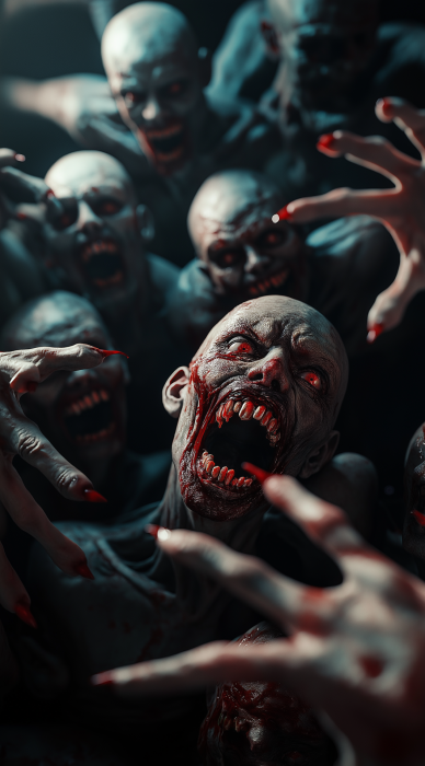 Creepy Zombie Horde