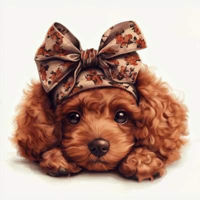 Cartoonish Toy Poodle